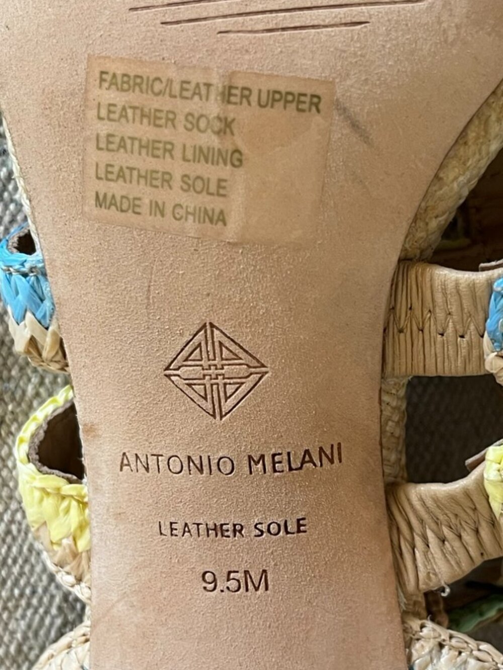 Antonio Melani Woman's Gwindolin Raffa T-Strap Dress Block Heels Sz 9.5 - Picture 7 of 11